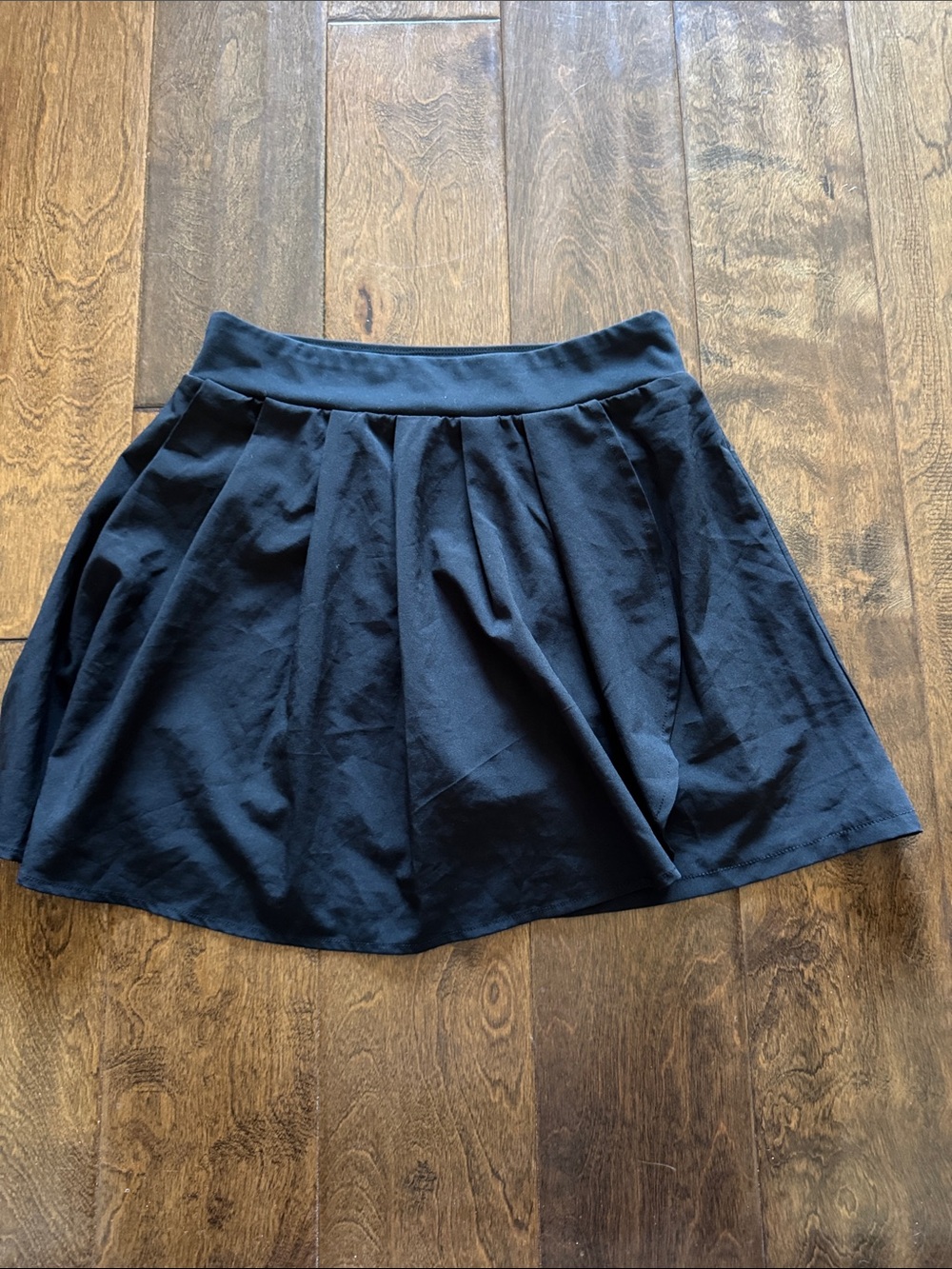 Women's Black Circle Skater Skort